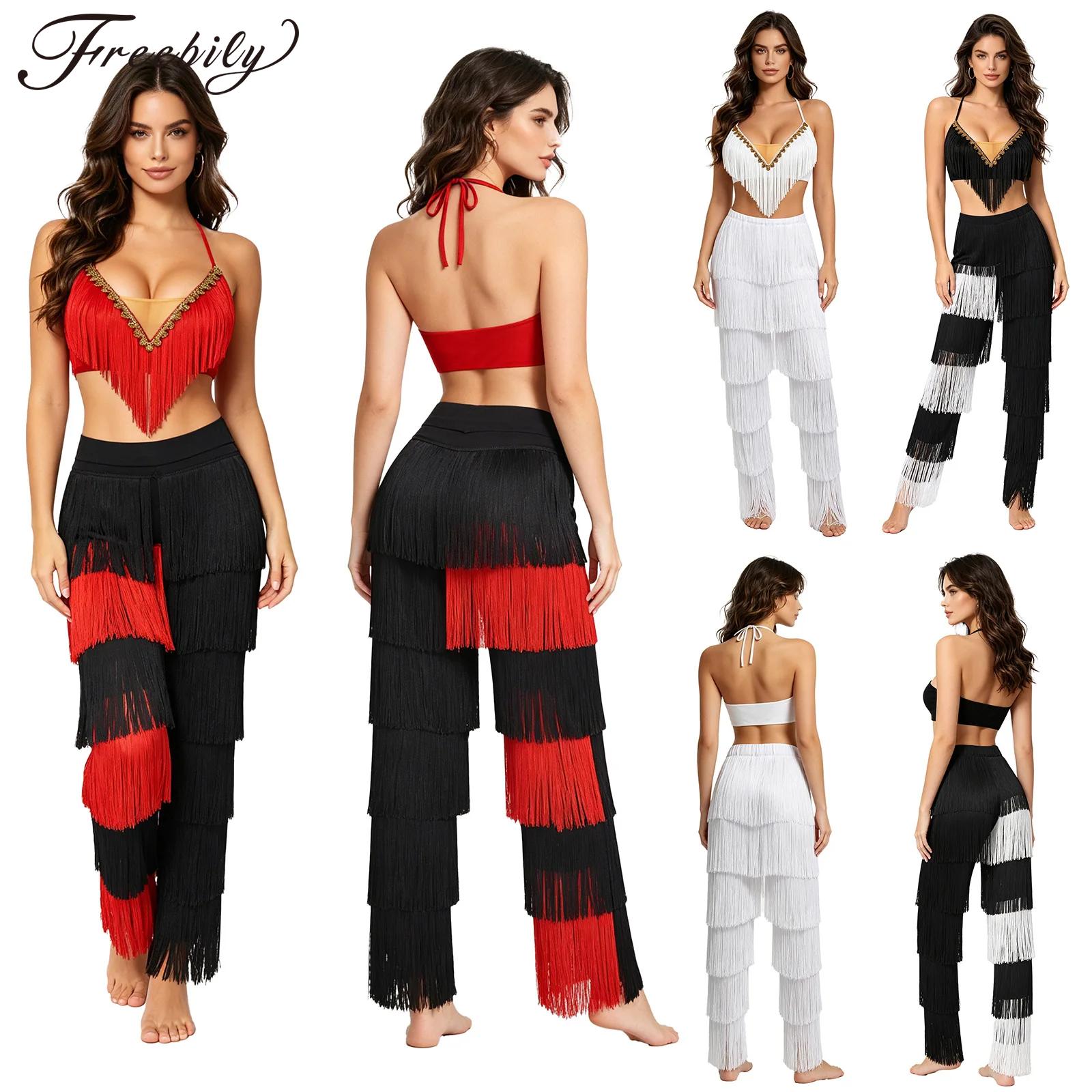 Lace Bralette Set - Conjunto de Dança Latina para Mulheres