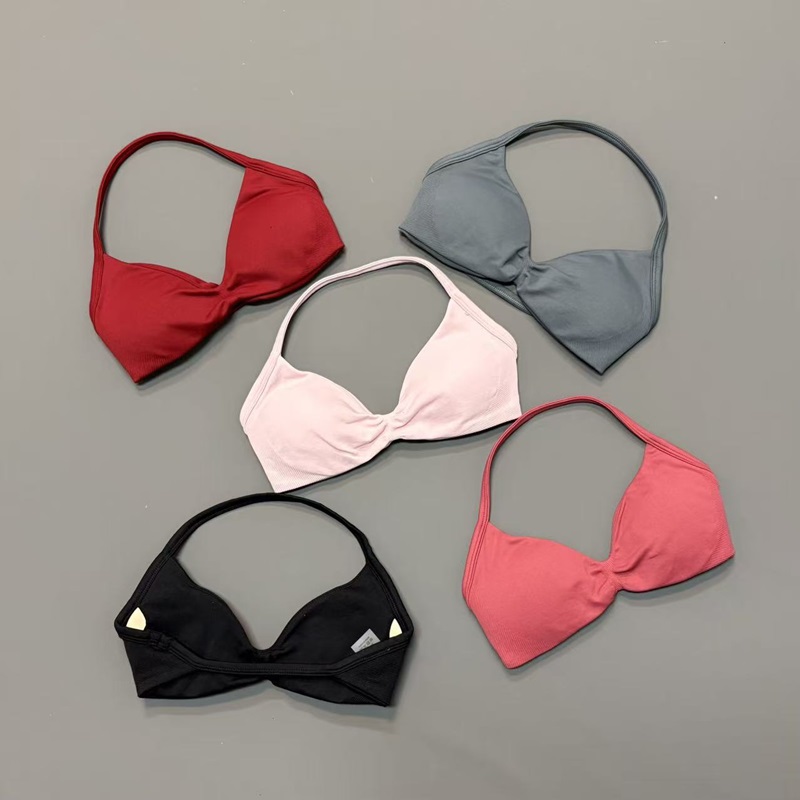 Sports Bra Racerback - Sutiã Esportivo Feminino Halter com Decote