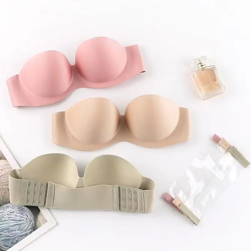 Underwire Bra Padded - Sutiã feminino sexy sem alças, push-up,