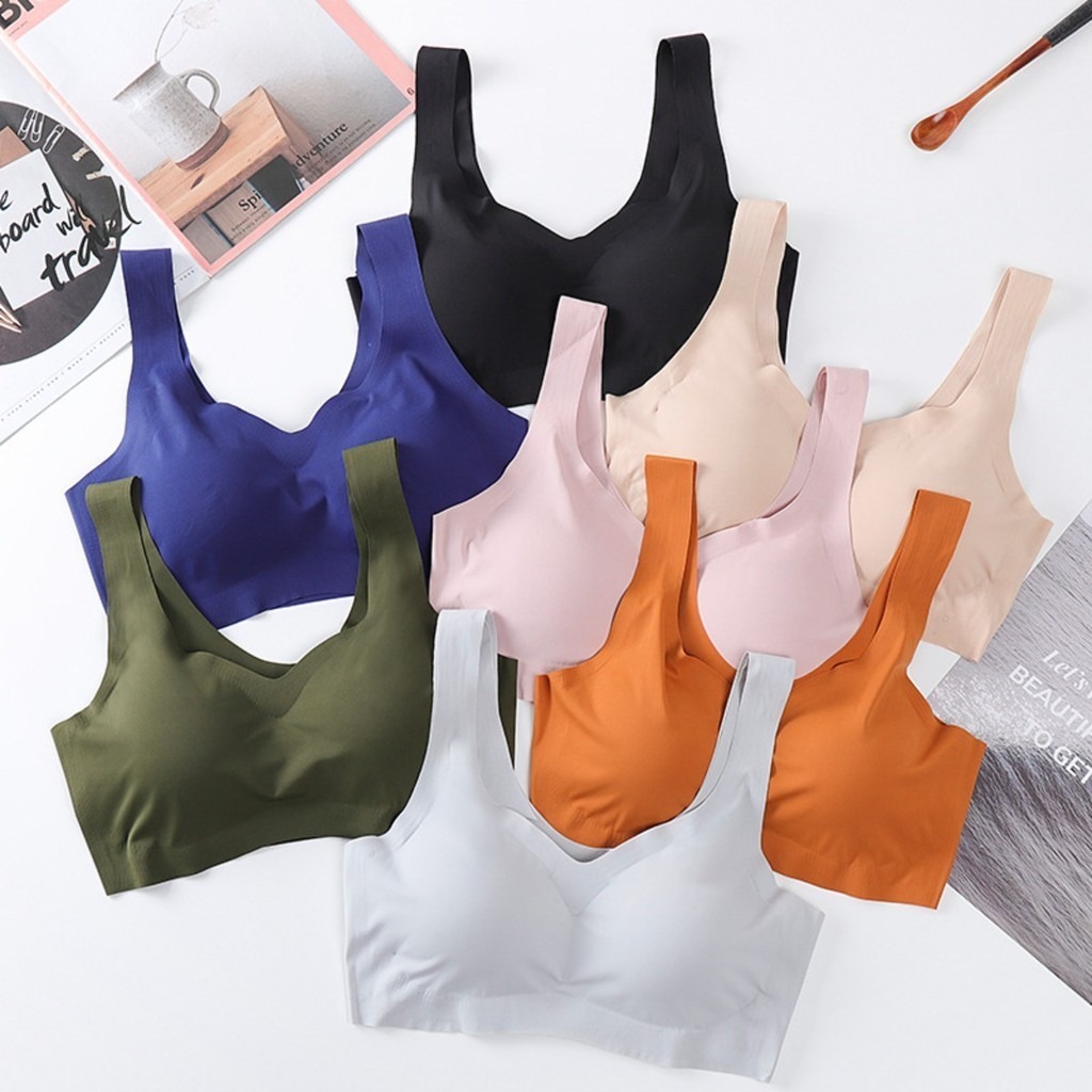 Sutiã esportivo sem costura co - Underwire Bra Padded avaliação e preço
