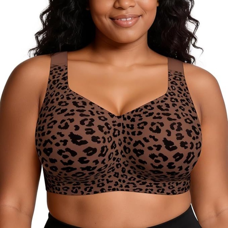 Sutiãs Leopard Jelly sem aro,  - Underwire Bra Padded avaliação e preço