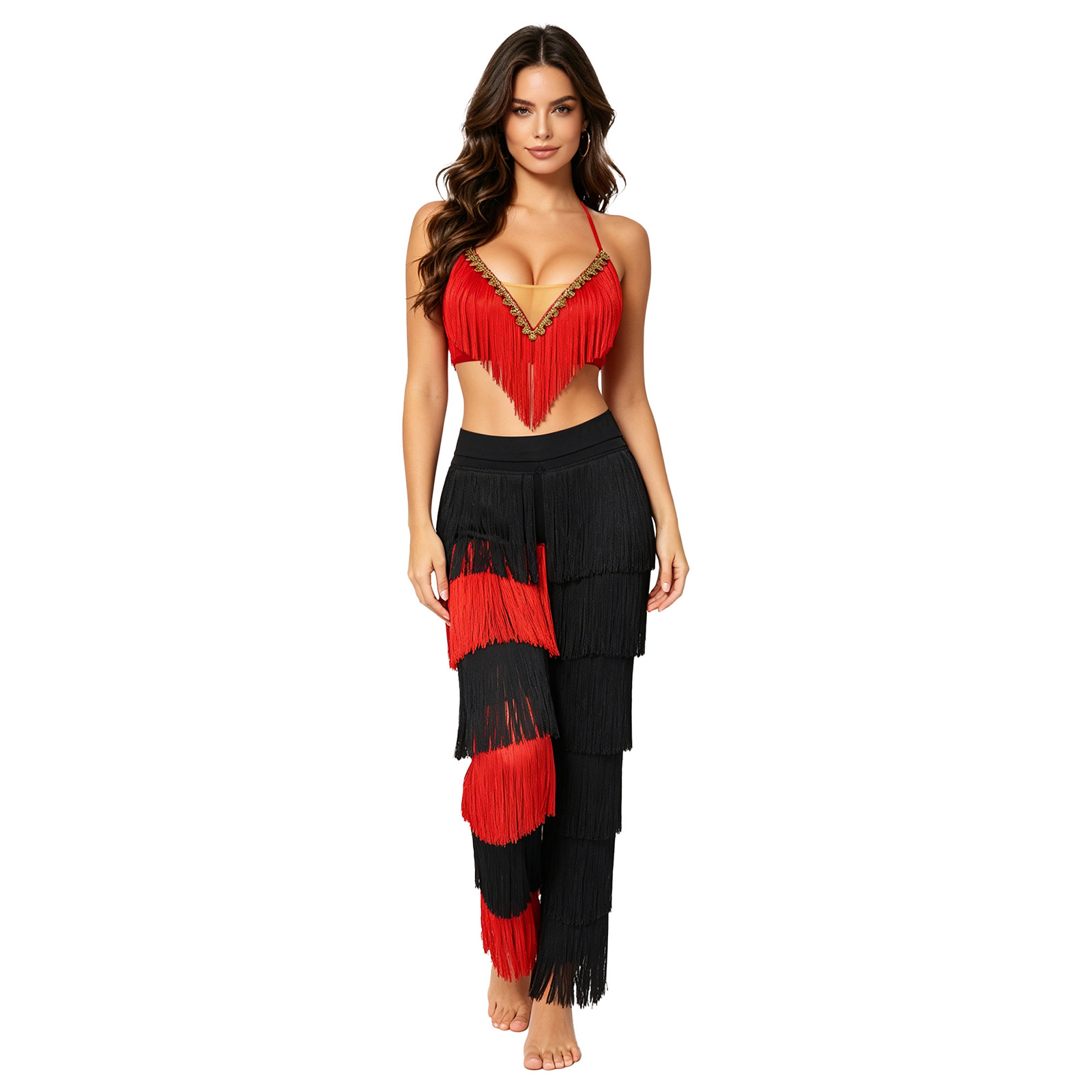 Conjunto de Dança Latina para  - Lace Bralette Set avaliação e preço