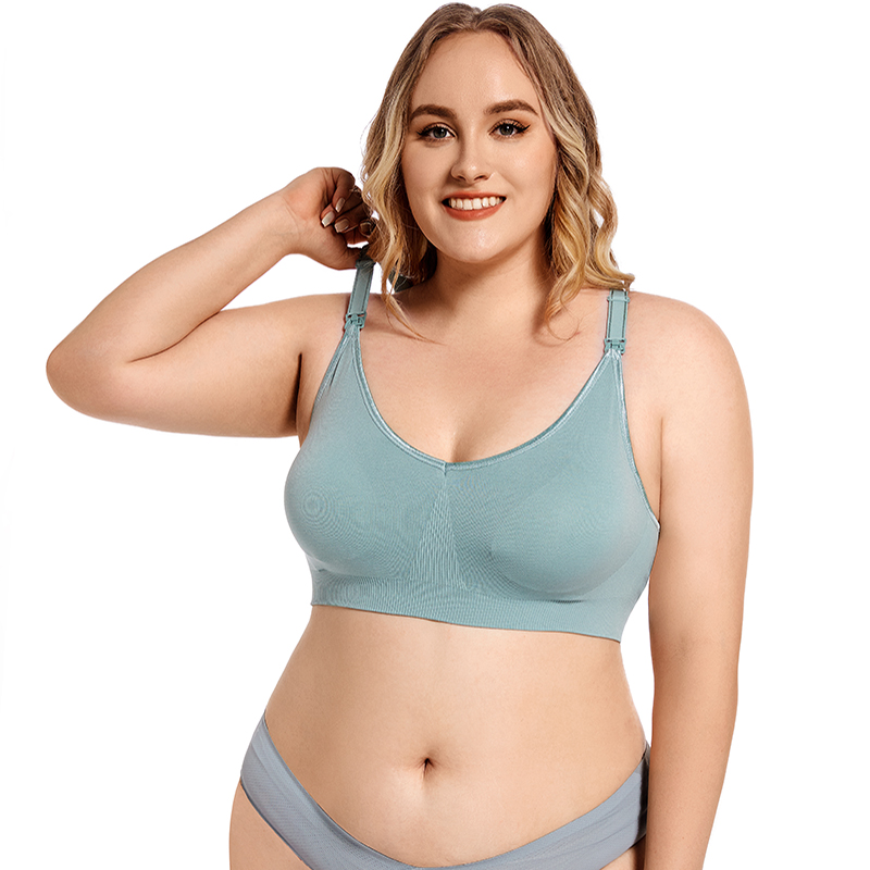 Plus size sutiã de maternidade - Nursing Bra Clip avaliação e preço