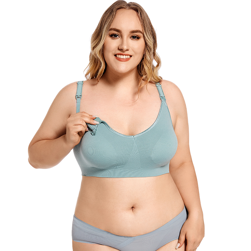 Plus size sutiã de maternidade - Nursing Bra Clip avaliação e preço