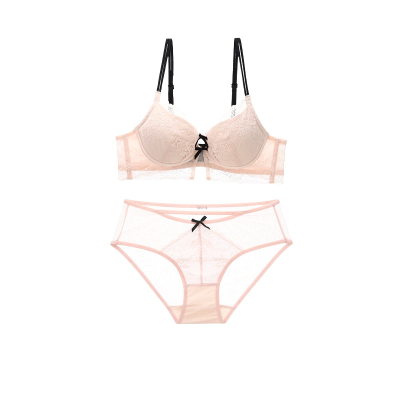 Novo Conjunto de Lingerie Femi - Lace Bralette Set avaliação e preço
