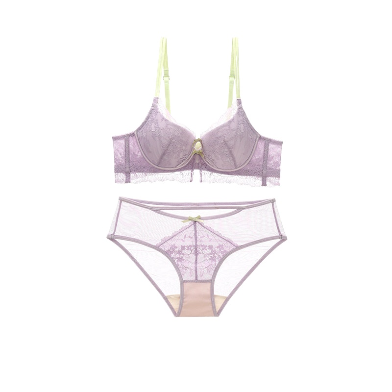 Novo Conjunto de Lingerie Femi - Lace Bralette Set avaliação e preço