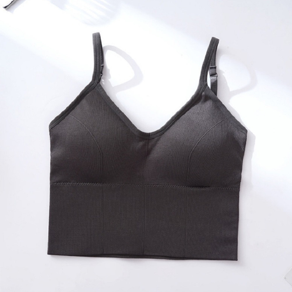 Sutiã esportivo sem fio para i - Sports Bra Racerback avaliação e preço